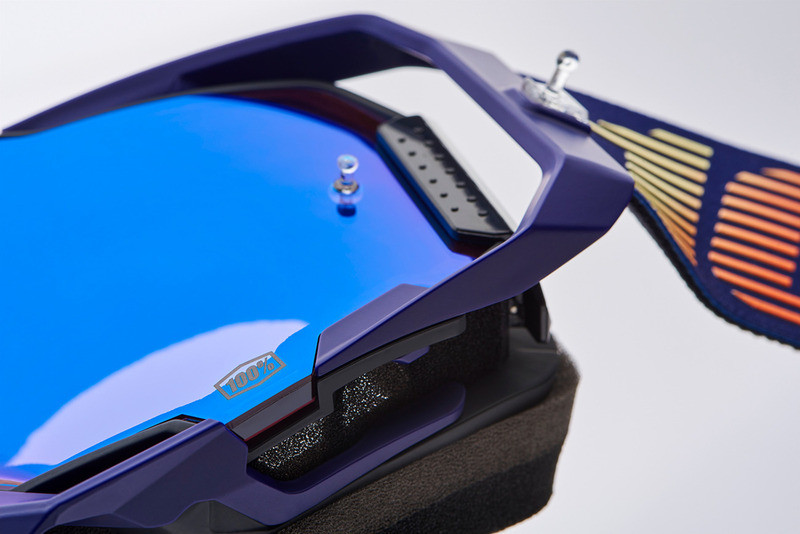 100% Armega Agenda HiPER Mirror Blue Goggles