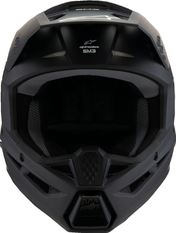 Alpinestars Youth Supertech M3 Solid Matte Black Helmet