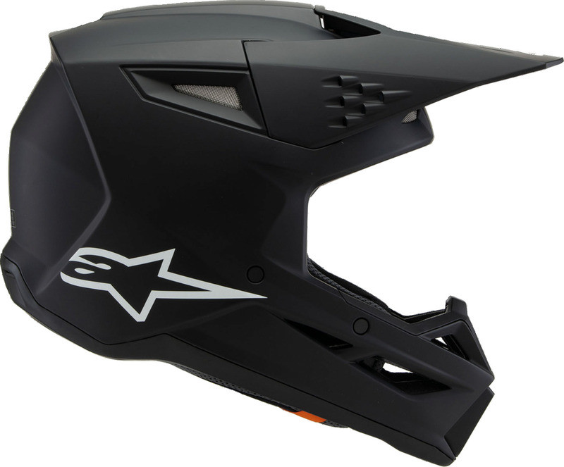 Alpinestars Youth Supertech M3 Solid Matte Black Helmet