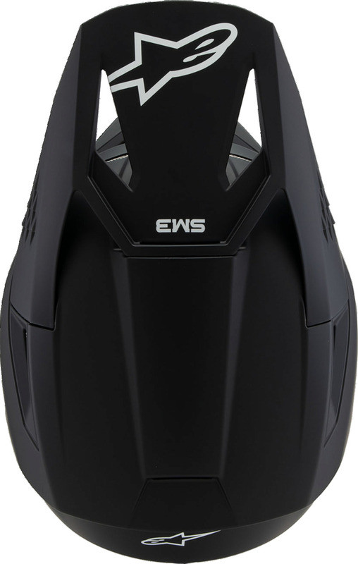 Alpinestars Youth Supertech M3 Solid Matte Black Helmet