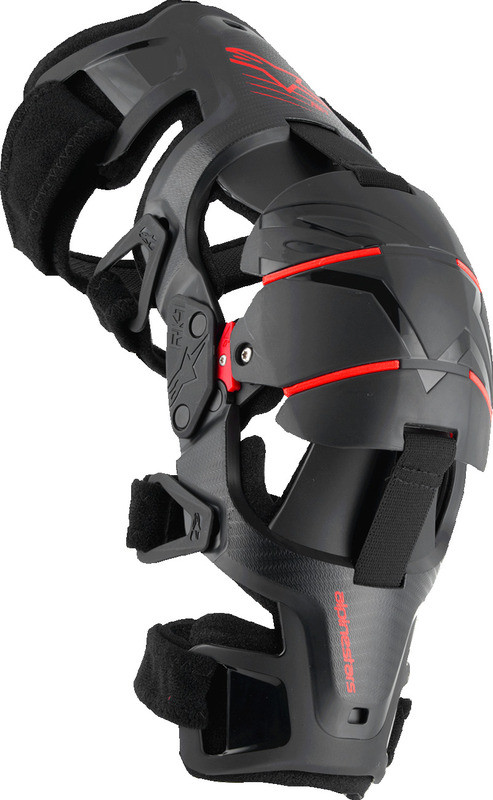 Alpinestars RK-1 Plasma Black Red Knee Braces