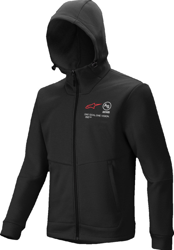 Alpinestars Racer MX Fleece Black Hoodie