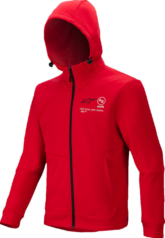 Alpinestars Racer MX Fleece Bright Red Hoodie