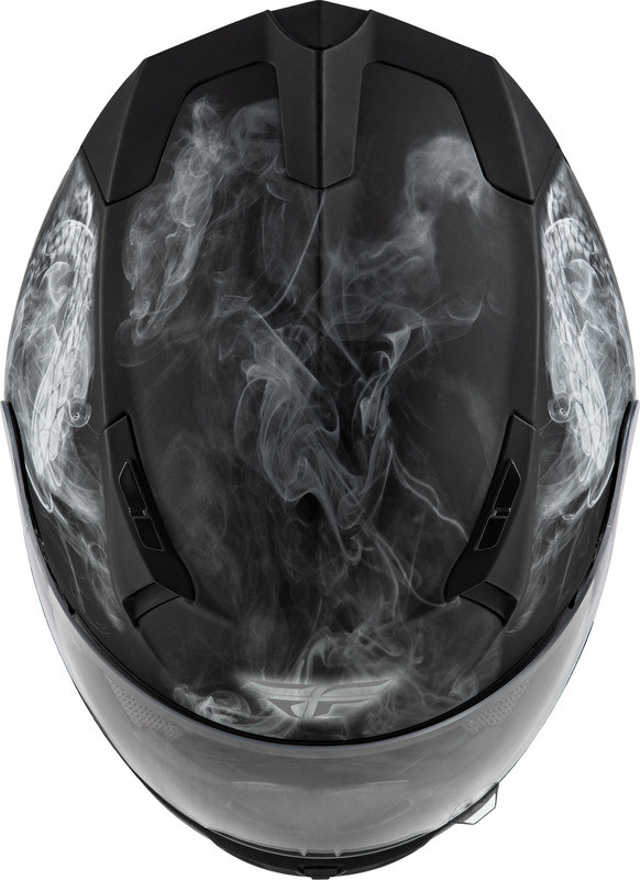 Fly Racing Revolt Coil Matte Black White Helmet