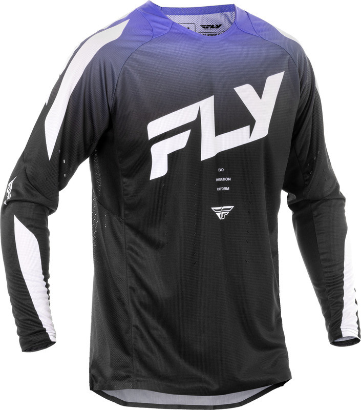 Fly Racing Evolution DST Black White Purple Jersey