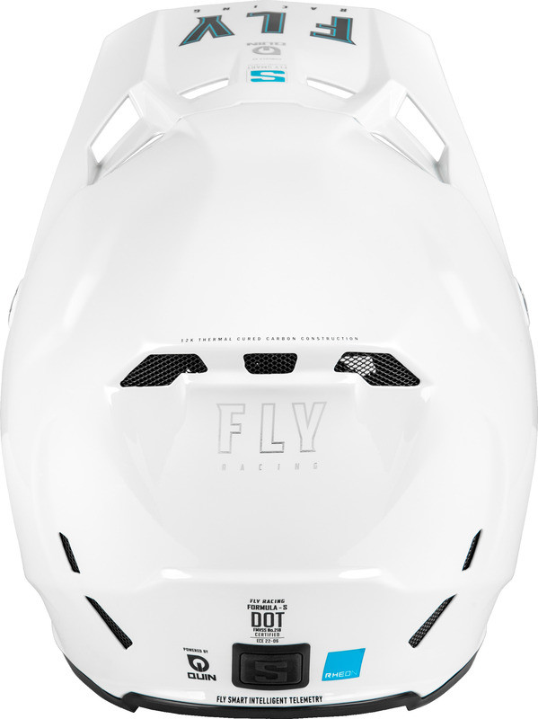 Fly Racing Formula S Carbon Solid White Helmet