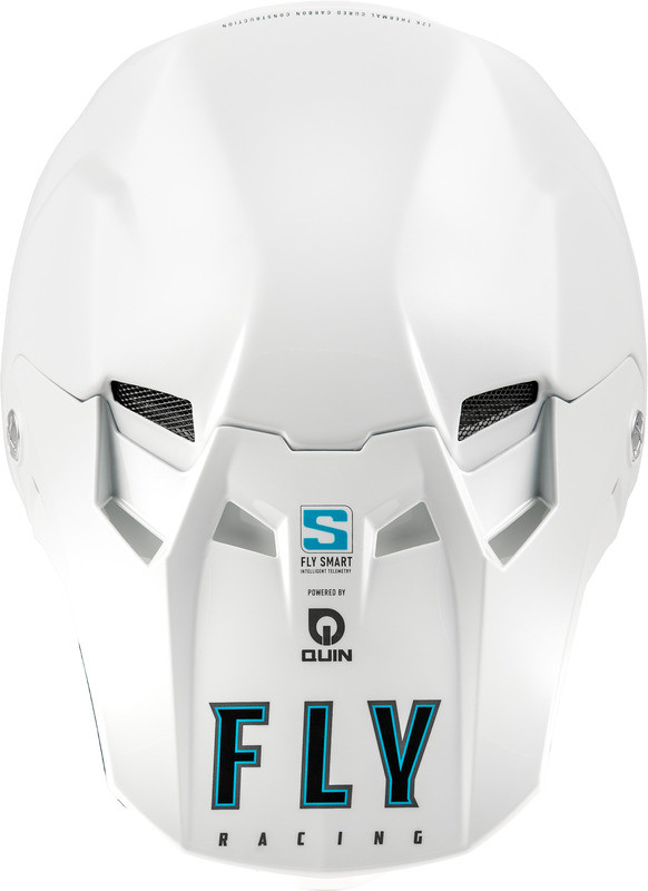 Fly Racing Formula S Carbon Solid White Helmet