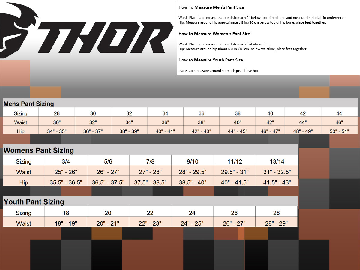 Thor Youth LAUNCHMODE Storm Black Pants