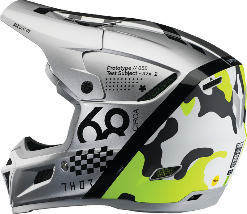 Thor Reflex Sport Riot MIPS Gray Acid Helmet