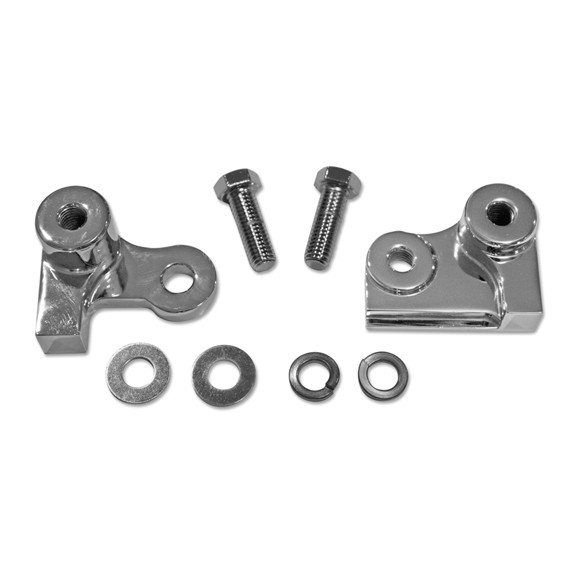 Burly B28-276CH Chrome Lowering Blocks for Harley Davidson Sportster 86 & 89-99
