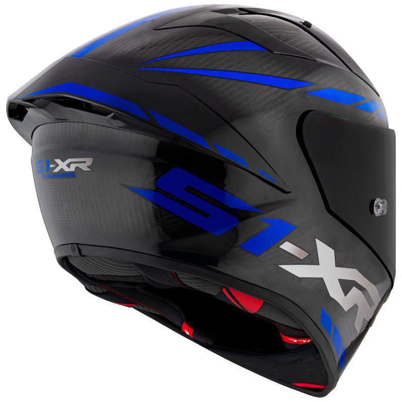 Suomy S1-XR GP Carbon Hyper Blue Helmet - Speed Addicts