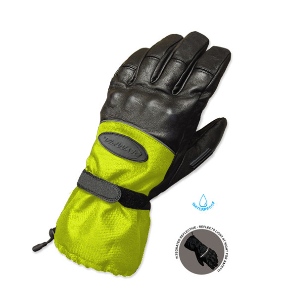 Olympia 4370 Mens Cold Throttle Hi-Viz Black Winter Gloves