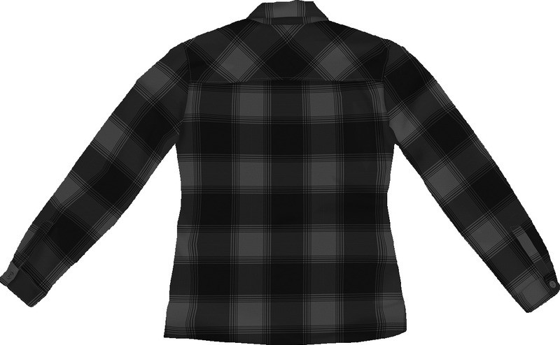 Icon Women's Fallblock CX Black Riding Flannel