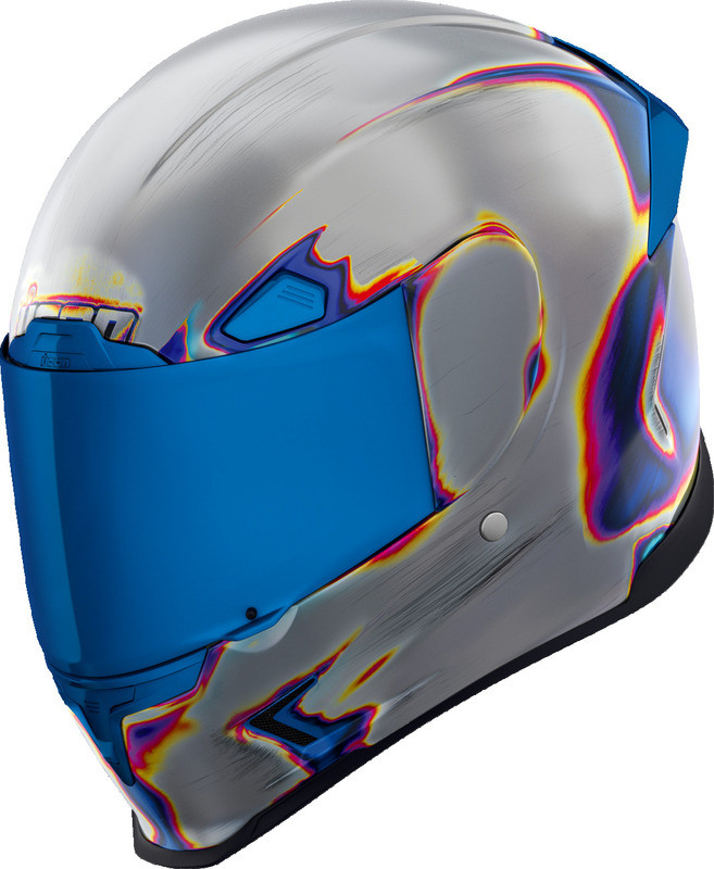 Icon Airframe Pro Re-Entry Silver Helmet - Speed Addicts