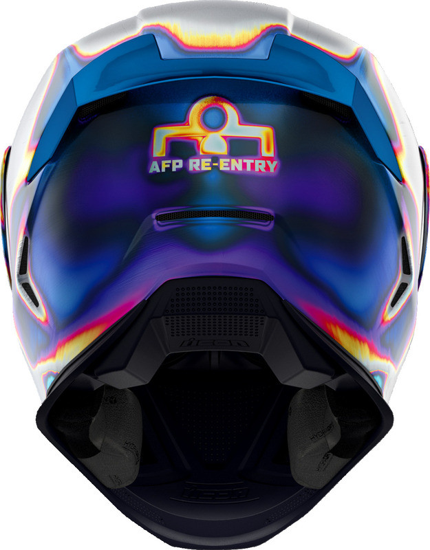 Icon Airframe Pro Re-Entry Silver Helmet