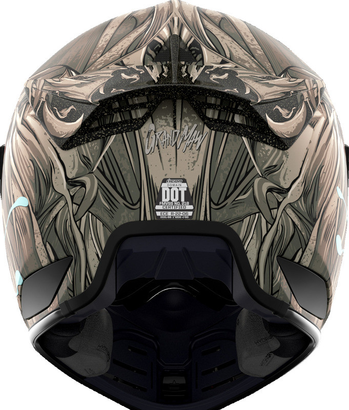 Icon Domain Grand Maw Gray Helmet - Speed Addicts 