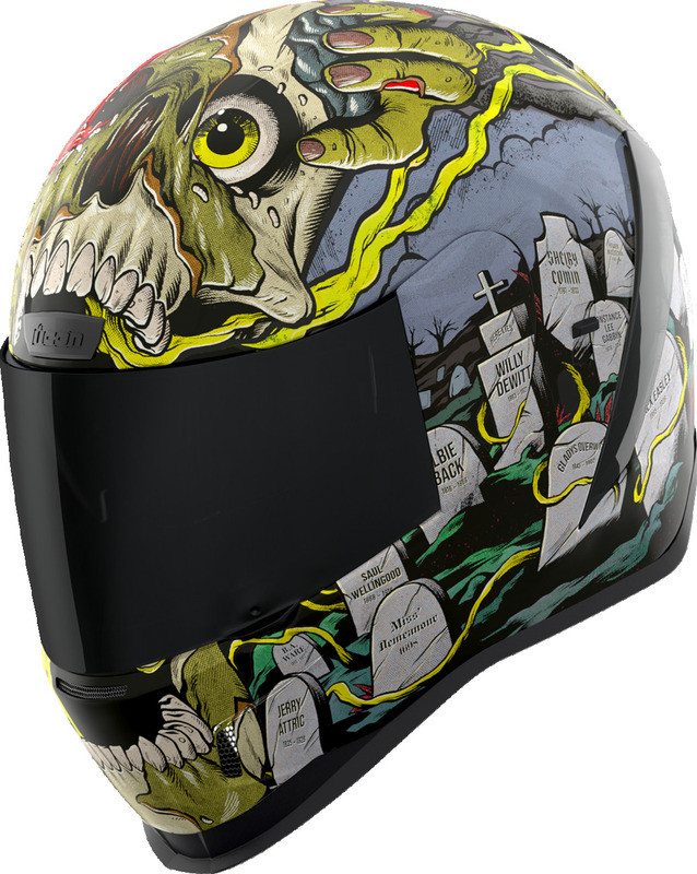 Icon Airform Dead Serious Black Helmet - Speed Addicts
