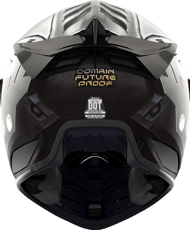 Icon Domain Future Proof Gray Helmet
