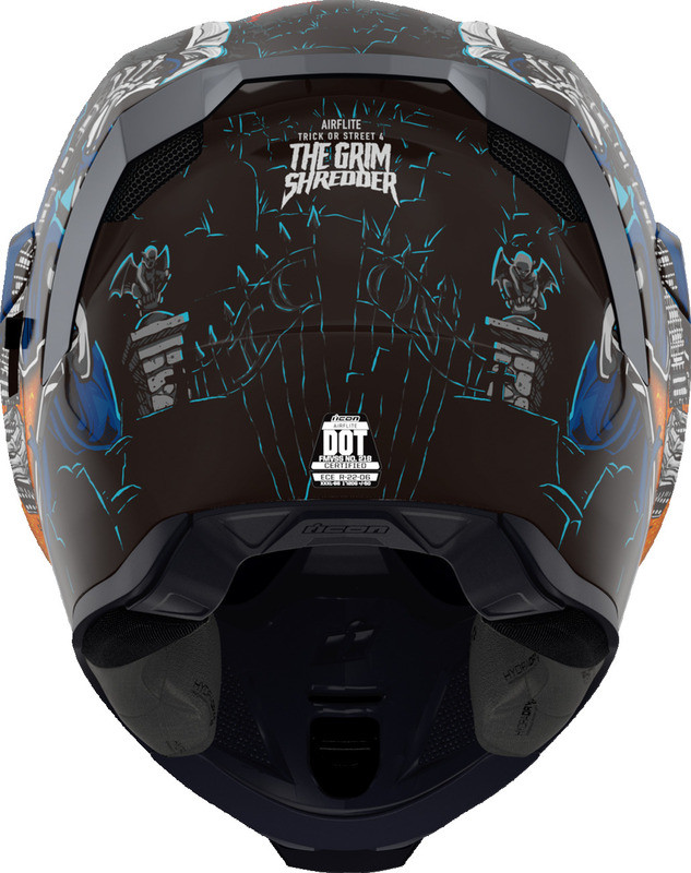 Icon Airflite Trick or Street 4 Black Helmet