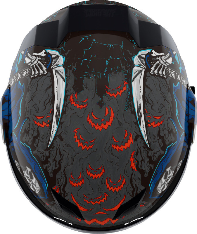 Icon Airflite Trick or Street 4 Black Helmet