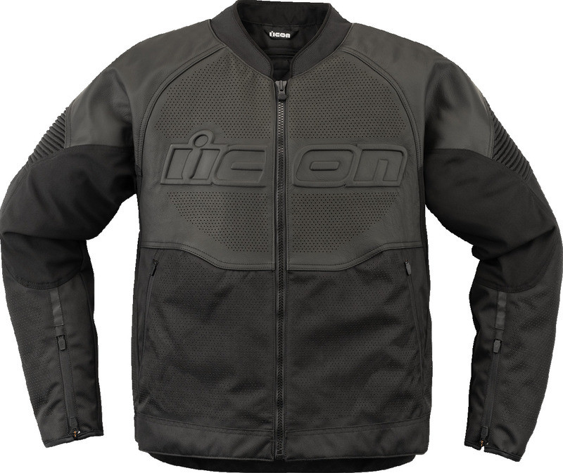 Icon Overlord 3 CE Black Leather Jacket