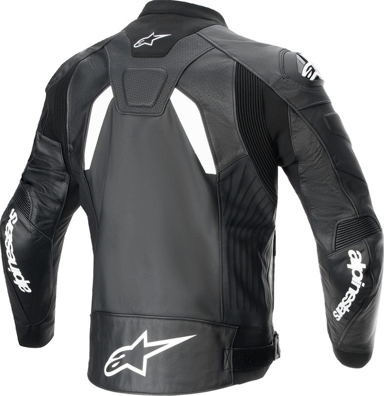 Alpinestars GP Plus R V4 Airflow Black White Leather Jacket
