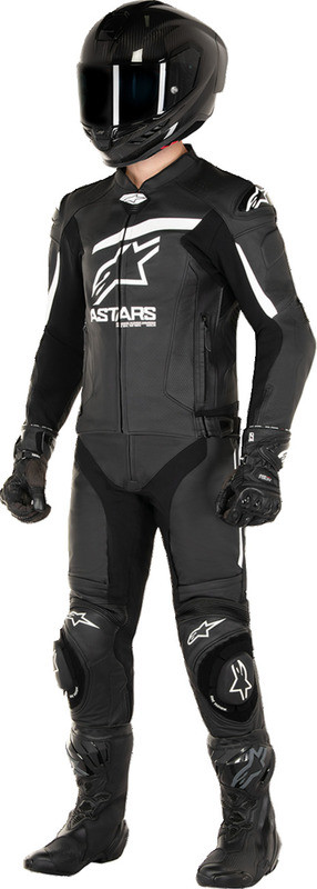 Alpinestars GP Plus R V4 Airflow Black White Leather Jacket