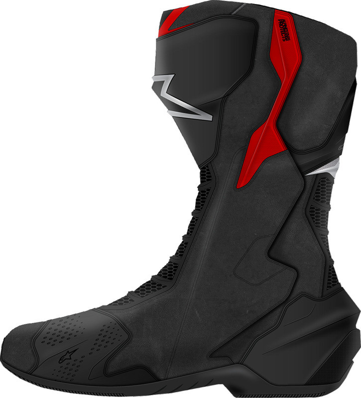 Alpinestars SMX-6 V3 Black Silver Red Boots