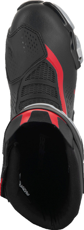 Alpinestars SMX-6 V3 Vented Black Silver Red Boots - Speed Addicts