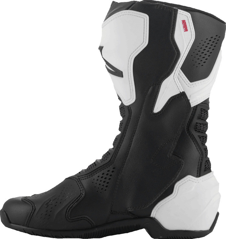 Alpinestars SMX-6 V3 Vented Black White Boots - Speed Addicts
