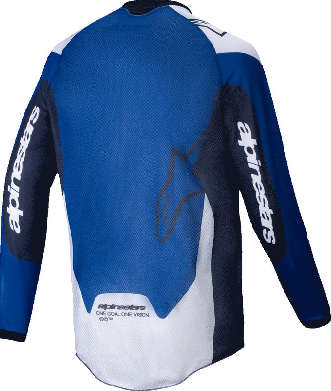 Alpinestars Pro-Dura Navy Blue White Jersey