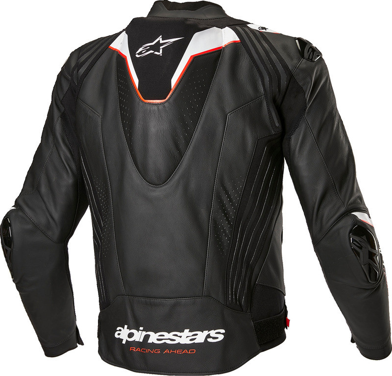Alpinestars Missile V3 Ignition Black White Leather Jacket