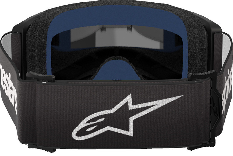 Alpinestars Vision 3 Wordmark Black Silver Mirror Goggles