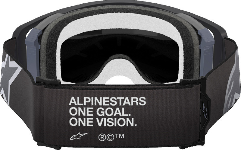 Alpinestars Supertech Corp Black Gray ABS Vision Silver Mirror Goggles