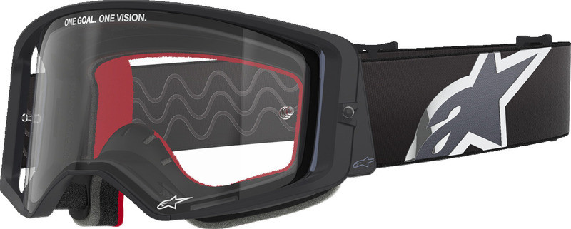 Alpinestars Supertech Corp Black Gray Clear Goggles