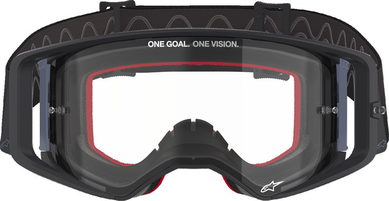 Alpinestars Supertech Corp Black Gray Clear Goggles