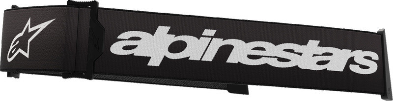 Alpinestars Supertech Black White Goggle Strap