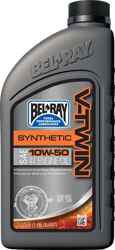 Bel-Ray V-Twin Synthetic Engine Oil 10W-50 1L - 96915-BT1
