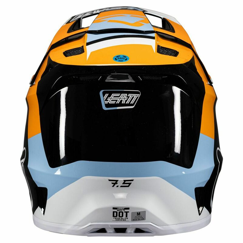 Leatt Moto 7.5 V25 Orange Helmet Kit