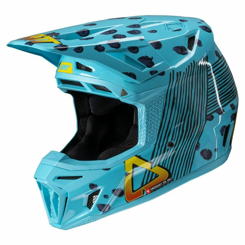 Leatt Moto 8.5 V25 Cheetah Helmet Kit