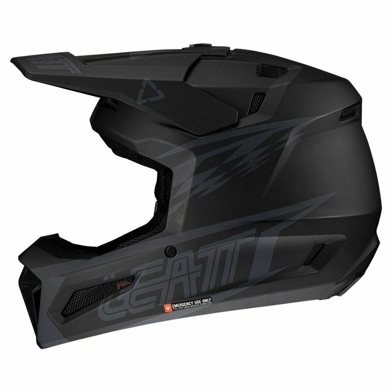 Leatt Moto 3.5 V25 Stealth Helmet Kit