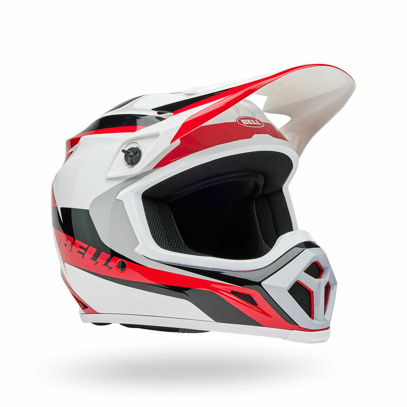 Bell MX-9 Mips Rift Red White Helmet