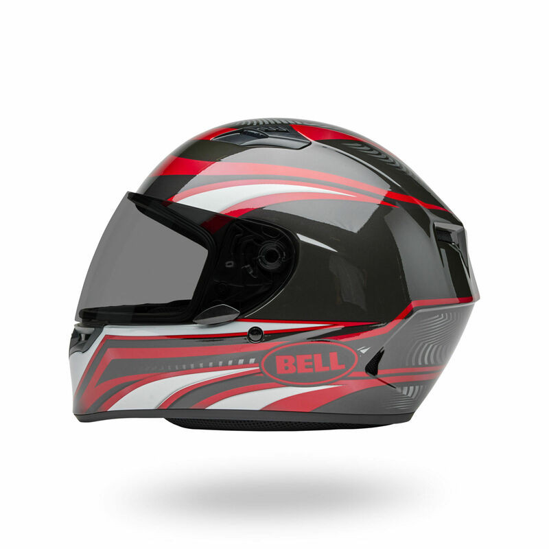 Bell Qualifier Conduit Red Silver Helmet