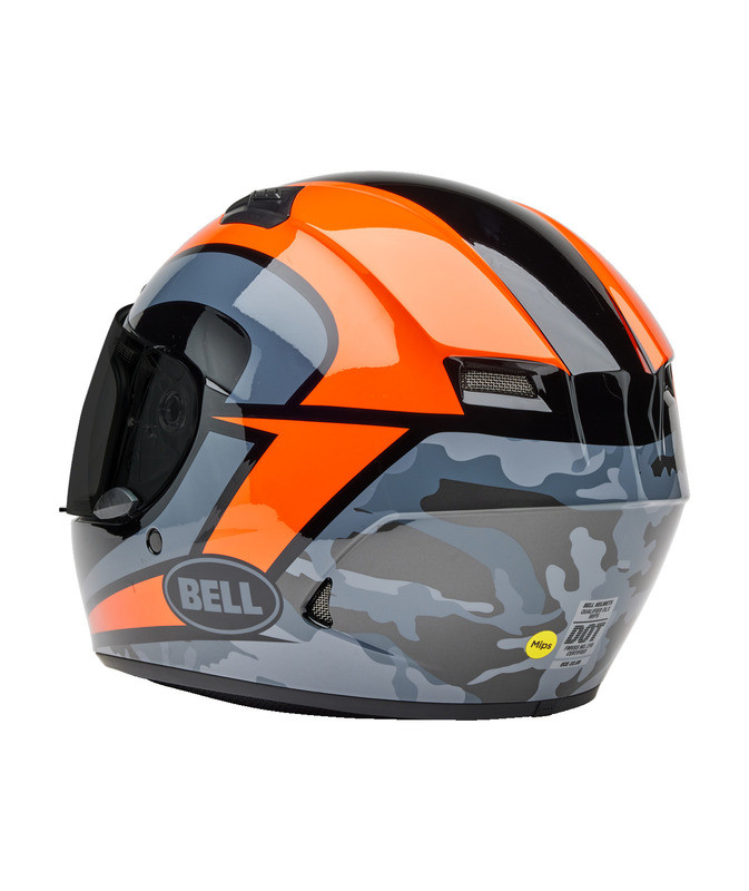 Bell Qualifier DLX Mips Blitz Orange Black Helmet - Speed Addicts