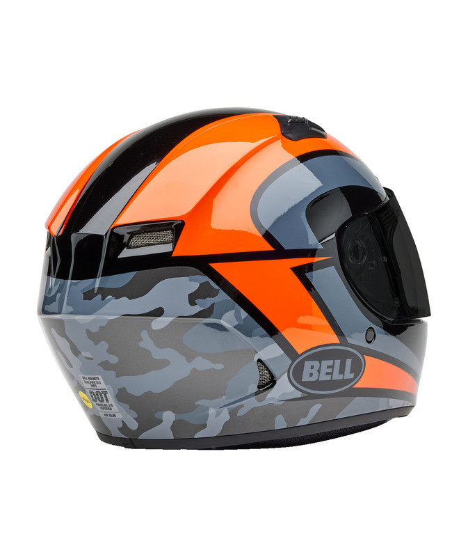 Bell Qualifier DLX Mips Blitz Orange Black Helmet