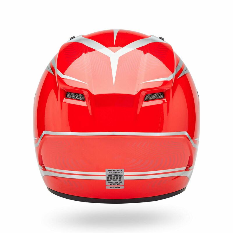 Bell Qualifier Conduit Charcoal Candy Red Helmet