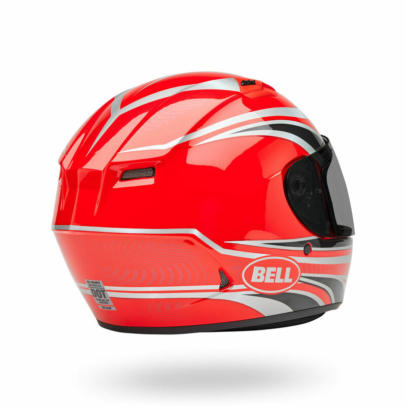 Bell Qualifier Conduit Charcoal Candy Red Helmet