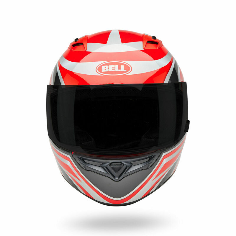 Bell Qualifier Conduit Charcoal Candy Red Helmet