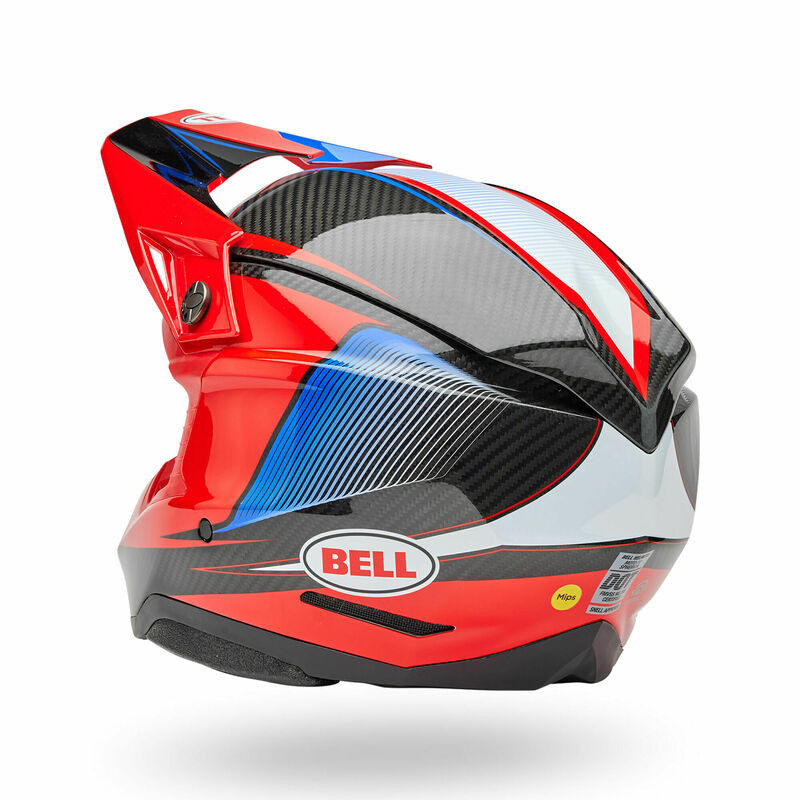 Bell Moto-10 Spherical Evade Gloss Red Black Helmet