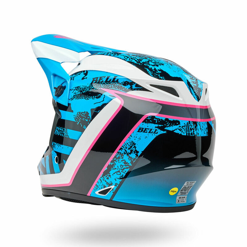 Bell MX-9 Mips Breakdance Blue Pink Helmet - Speed Addicts